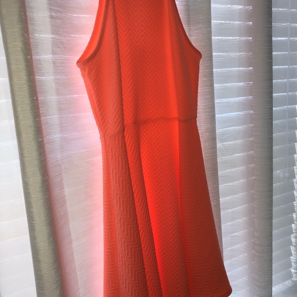 Sleeveless Key Hole Back - Bright Pinky Coral
